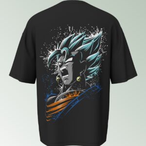 Vegito Blue Regular Fit T-Shirt : Dragon Ball Super (Black)