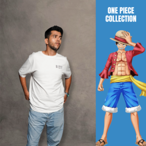 Luffy Half Face Regular Fit T-Shirt : One Piece