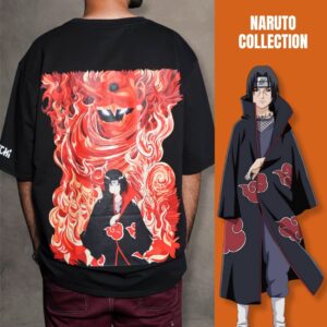 Itachi Uchiha Relaxed Fit T-Shirt : Naruto (Black)