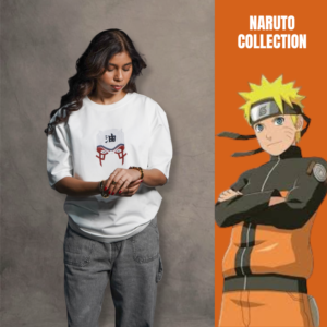 Jiraiya Relaxed Fit T-Shirt : Naruto (White)