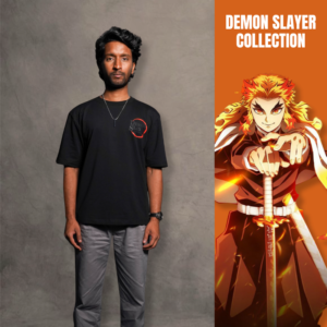 Rengoku Relaxed Fit T-Shirt : Demon Slayer