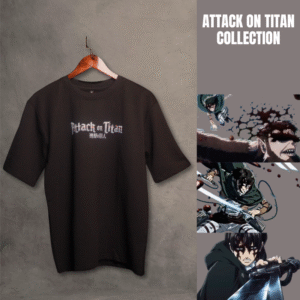 Levi vs Beast Relaxed Fit T-Shirt : AOT (Black)